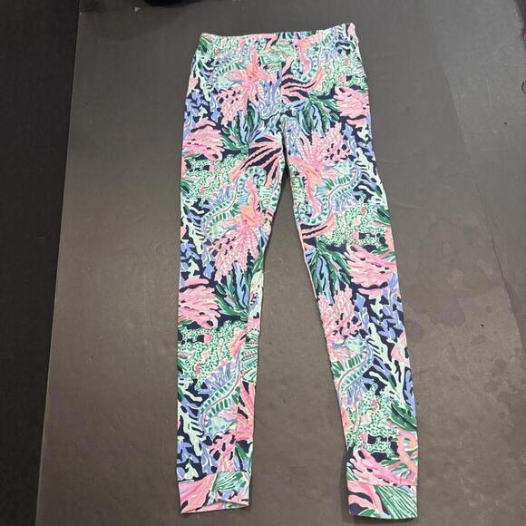 Lilly Pulitzer Seahorse Mermaid Nautical Print Kids PJs Sammie Set Pajamas Sz 8 - Picture 15 of 15